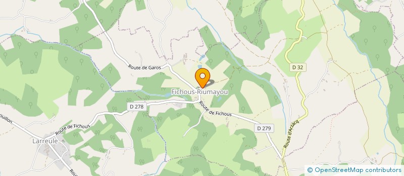 localisation de l'entreprise MONSIEUR ANDRE CHEVALLEY  FICHOUS-RIUMAYOU