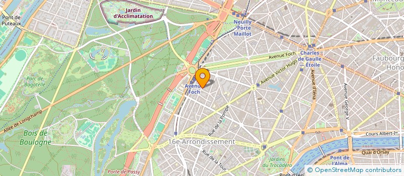 localisation de l'entreprise MONSIEUR ANDRE CHOGNARD  PARIS