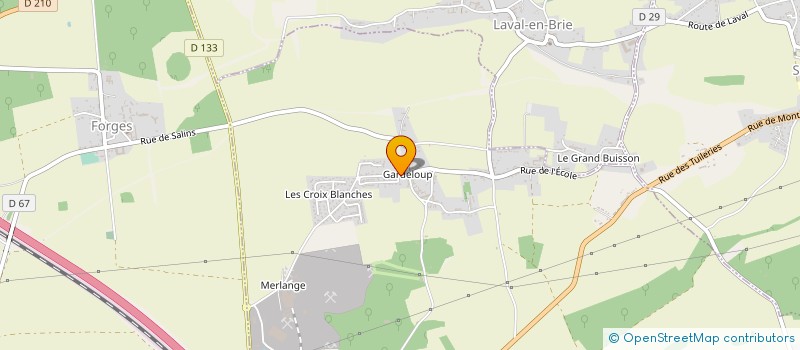 localisation de l'entreprise MONSIEUR ANDRE CHOPIN à SAINT-GERMAIN-LAVAL