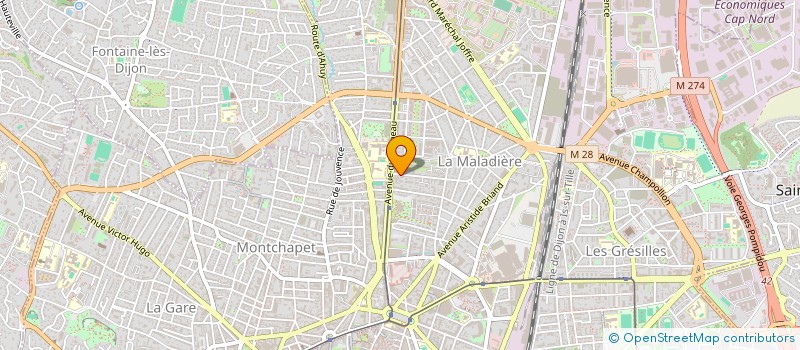 localisation de l'entreprise MONSIEUR ANDRE CHRISTEL à DIJON