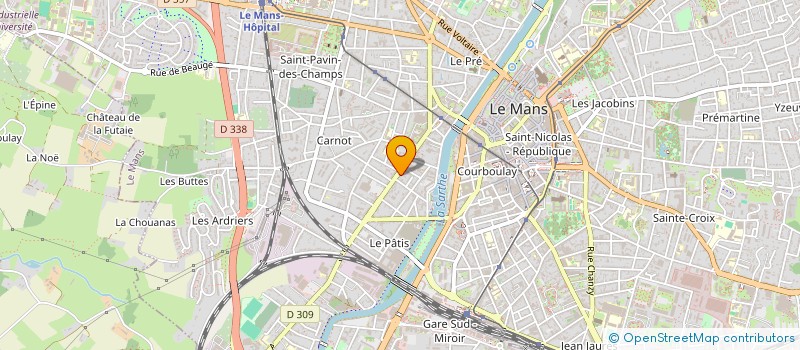 localisation de l'entreprise MONSIEUR ANDRE CHRISTOPHE à LE MANS