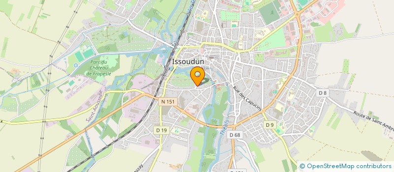 localisation de l'entreprise MONSIEUR ANDRE CHUAT à ISSOUDUN