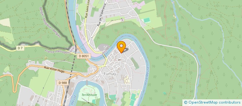 localisation de l'entreprise MONSIEUR ANDRE CIEUR à FUMAY