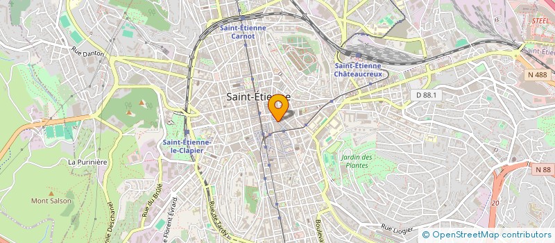 localisation de l'entreprise MONSIEUR ANDRE CIVIER à SAINT-ETIENNE