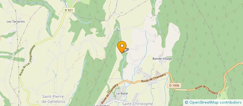 localisation de l'entreprise MONSIEUR ANDRE CLARET  SAINT-CHRISTOPHE