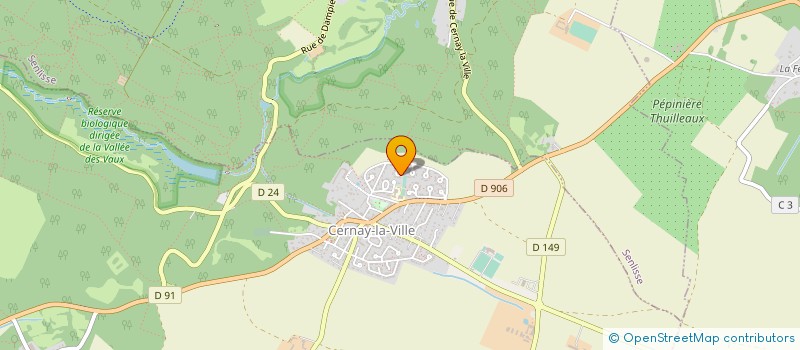 localisation de l'entreprise MONSIEUR ANDRE CLAUSS à CERNAY-LA-VILLE