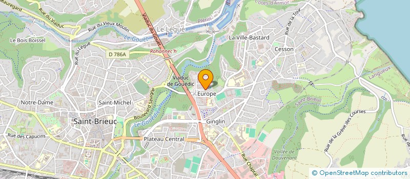 localisation de l'entreprise MONSIEUR ANDRE CLAUZON à SAINT-BRIEUC