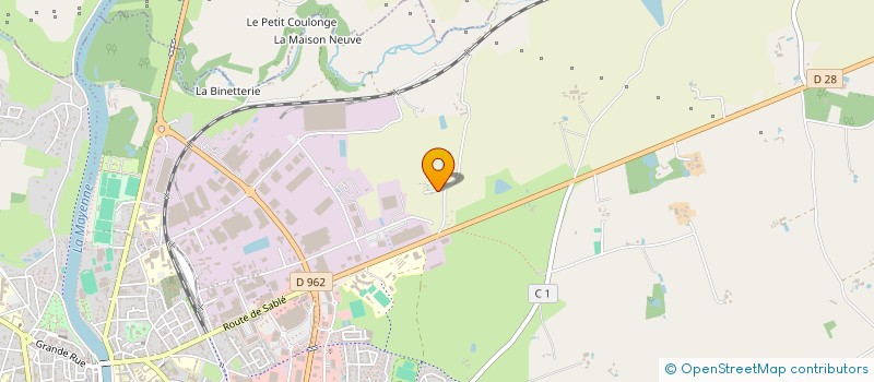 localisation de l'entreprise MONSIEUR ANDRE CLAVREUL  CHATEAU-GONTIER-SUR-MAYENNE