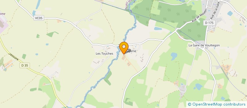 localisation de l'entreprise MONSIEUR ANDRE CLEMENCEAU  VOULMENTIN