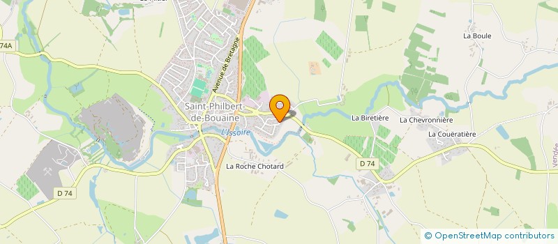 localisation de l'entreprise MONSIEUR ANDRE COCHETEL  SAINT-PHILBERT-DE-BOUAINE