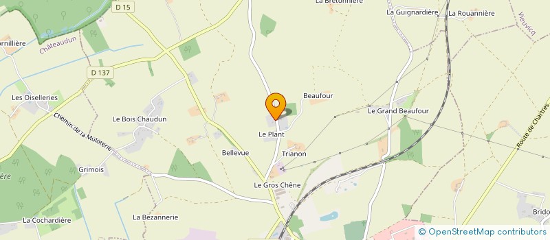 localisation de l'entreprise MONSIEUR ANDRE COEURET à BROU
