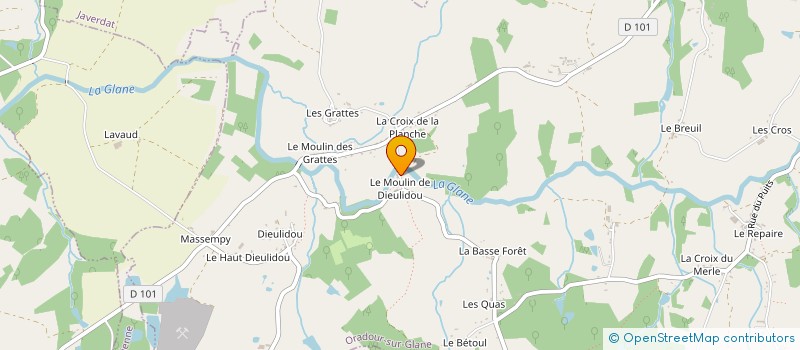localisation de l'entreprise MONSIEUR ANDRE COGNAT à ORADOUR-SUR-GLANE