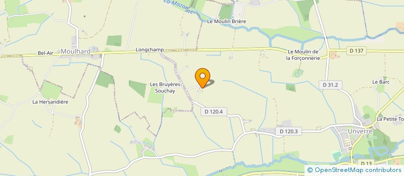 localisation de l'entreprise MONSIEUR ANDRE COGNEAU à UNVERRE