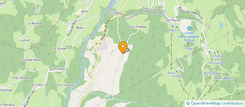 localisation de l'entreprise MONSIEUR ANDRE COHANIER  VIUZ-EN-SALLAZ