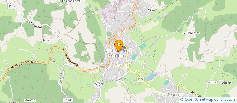 localisation de l'entreprise MONSIEUR ANDRE COIGNET à SAINT-BONNET-LE-CHATEAU