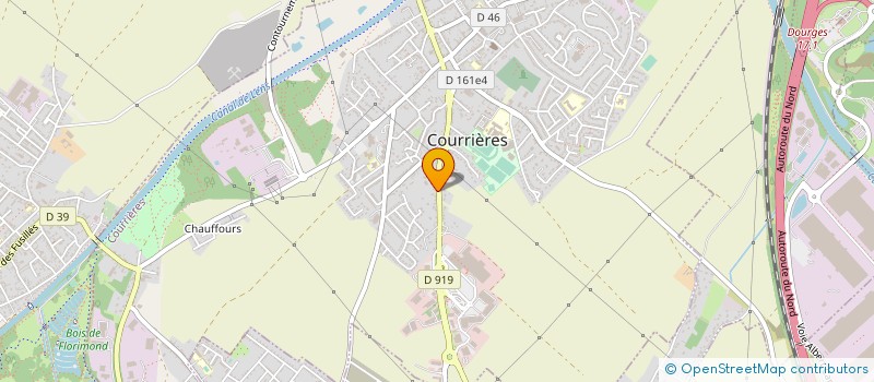 localisation de l'entreprise MONSIEUR ANDRE COILLOT à COURRIERES