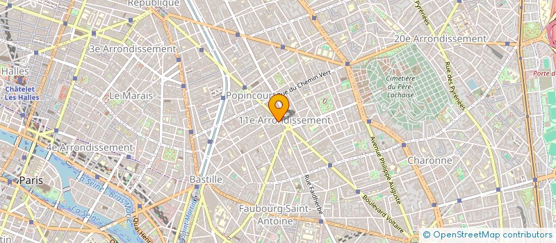 localisation de l'entreprise MONSIEUR ANDRE COISSAC à PARIS