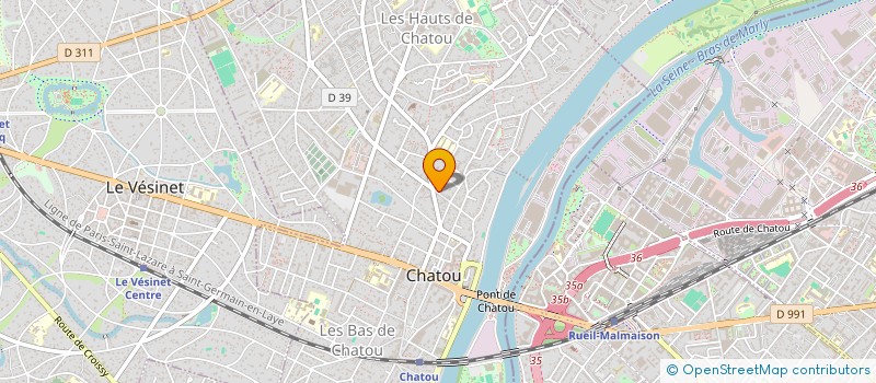 localisation de l'entreprise MONSIEUR ANDRE COLAS à CHATOU