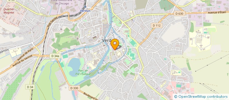 localisation de l'entreprise MONSIEUR ANDRE COLIN à VERDUN