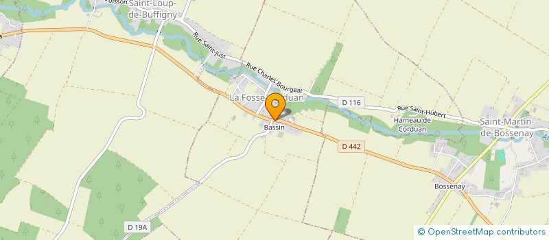 localisation de l'entreprise MONSIEUR ANDRE COLLET  LA FOSSE-CORDUAN