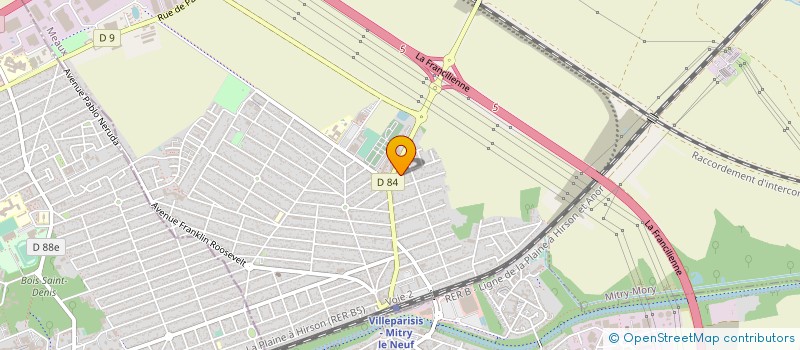 localisation de l'entreprise MONSIEUR ANDRE COLLIER  MITRY-MORY