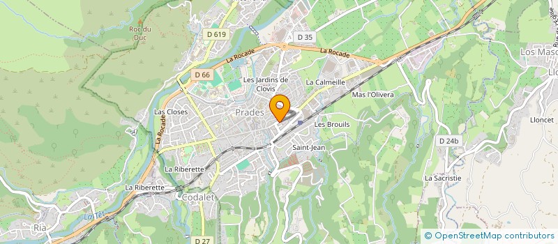 localisation de l'entreprise MONSIEUR ANDRE COLLIN à PRADES