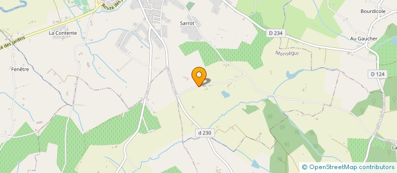 localisation de l'entreprise MONSIEUR ANDRE COLLINEAU  MONSEGUR