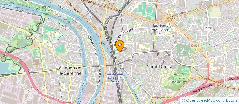 localisation de l'entreprise MONSIEUR ANDRE COLLOMBET à SAINT-DENIS