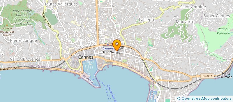 localisation de l'entreprise MONSIEUR ANDRE COMBETTES à CANNES
