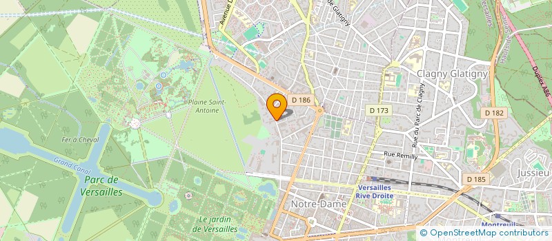 localisation de l'entreprise MONSIEUR ANDRE COMPAIN-MEFRAY  VERSAILLES