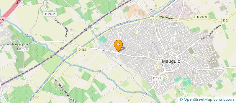 localisation de l'entreprise MONSIEUR ANDRE CONSTANS  MAUGUIO