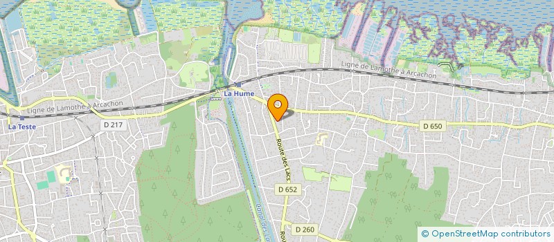 localisation de l'entreprise MONSIEUR ANDRE CONSTANT  GUJAN-MESTRAS