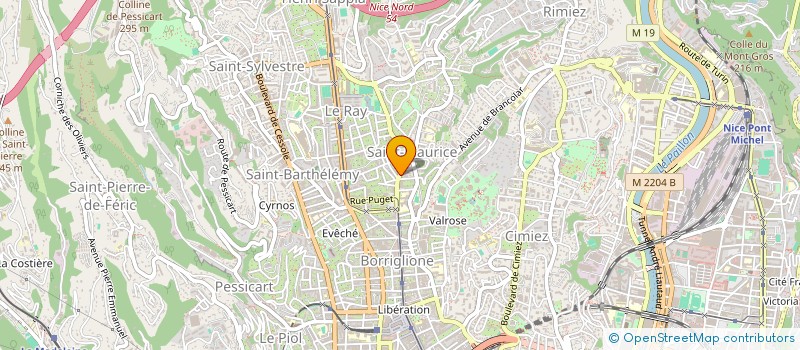localisation de l'entreprise MONSIEUR ANDRE CONTE à NICE