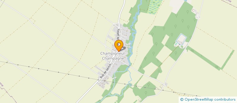 localisation de l'entreprise MONSIEUR ANDRE COQUART  CHAMPIGNEUL-CHAMPAGNE