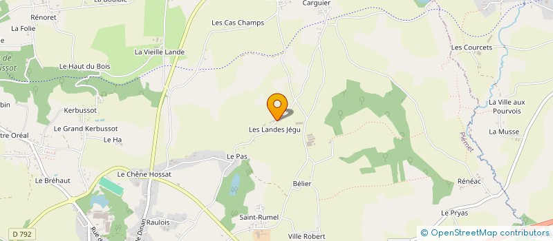 localisation de l'entreprise MONSIEUR ANDRE CORBEL  PLEMET