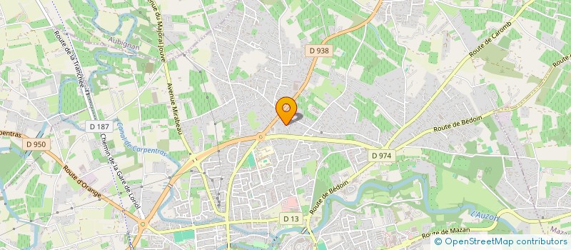 localisation de l'entreprise MONSIEUR ANDRE CORBELLI  CARPENTRAS