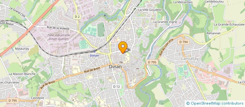 localisation de l'entreprise MONSIEUR ANDRE CORBIN à DINAN