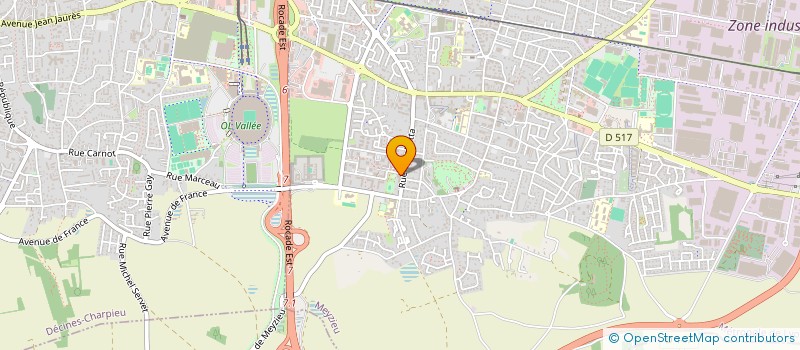 localisation de l'entreprise MONSIEUR ANDRE CORDON  MEYZIEU