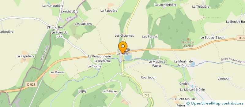 localisation de l'entreprise MONSIEUR ANDRE CORREIA à SAINT-VICTOR-DE-BUTHON