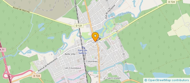 localisation de l'entreprise MONSIEUR ANDRE CORREZE  SALBRIS