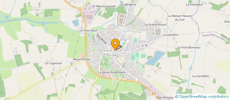localisation de l'entreprise MONSIEUR ANDRE COSSON  SAINT-PERE-EN-RETZ