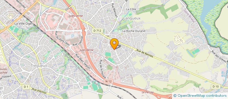 localisation de l'entreprise MONSIEUR ANDRE COTTRET  LANGUEUX