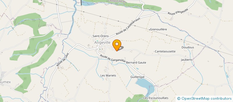 localisation de l'entreprise MONSIEUR ANDRE COUDERC  ANGEVILLE