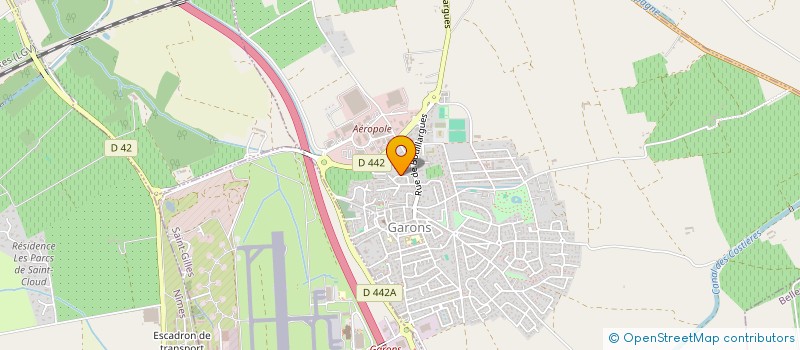 localisation de l'entreprise MONSIEUR ANDRE COUDERC  GARONS