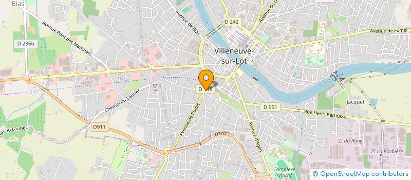 localisation de l'entreprise MONSIEUR ANDRE COUDERC  VILLENEUVE-SUR-LOT