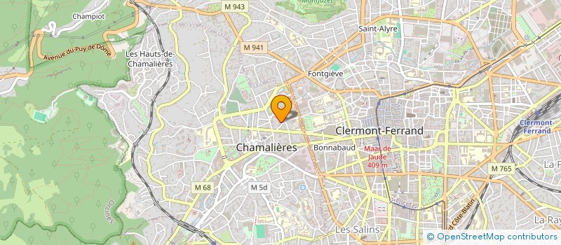 localisation de l'entreprise MONSIEUR ANDRE COUDERT à CHAMALIERES
