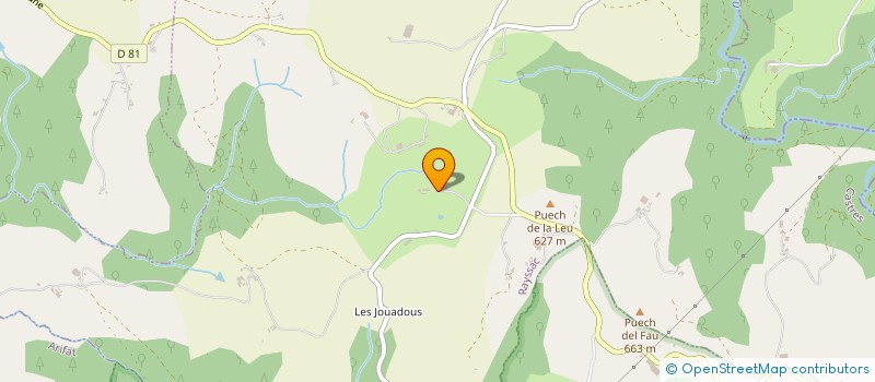 localisation de l'entreprise MONSIEUR ANDRE COUFFIGNAL  RAYSSAC