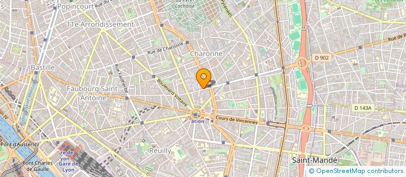 localisation de l'entreprise MONSIEUR ANDRE COULIER  PARIS