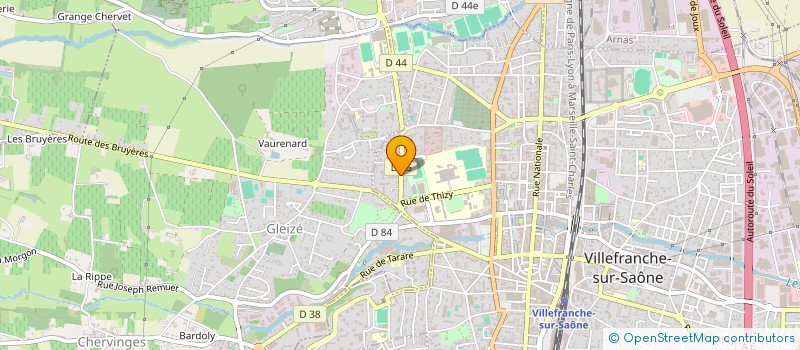 localisation de l'entreprise MONSIEUR ANDRE COULON  VILLEFRANCHE-SUR-SAONE