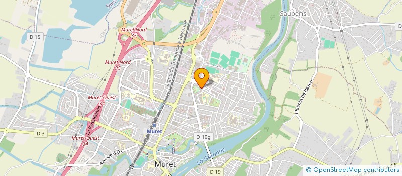 localisation de l'entreprise MONSIEUR ANDRE COUSTURIAN  MURET